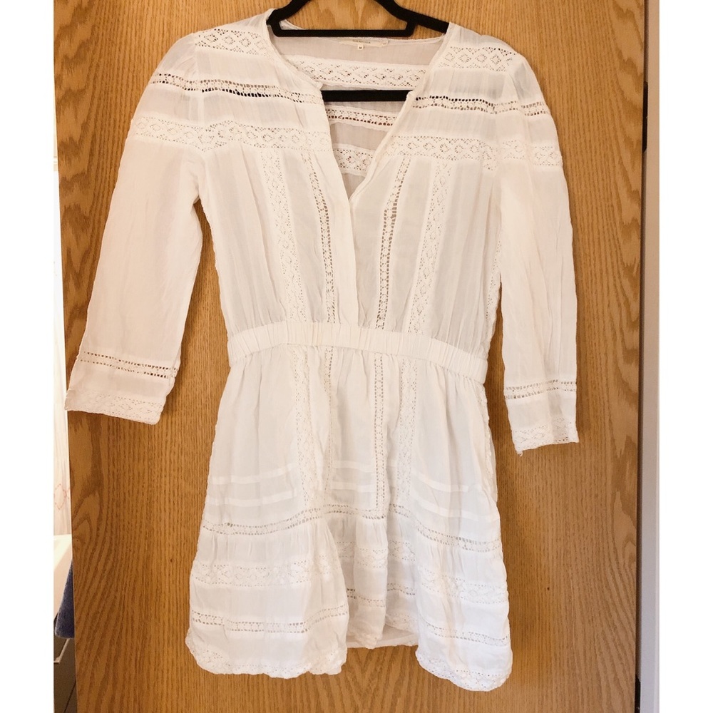 Tularosa Lace White Bohemian Dress